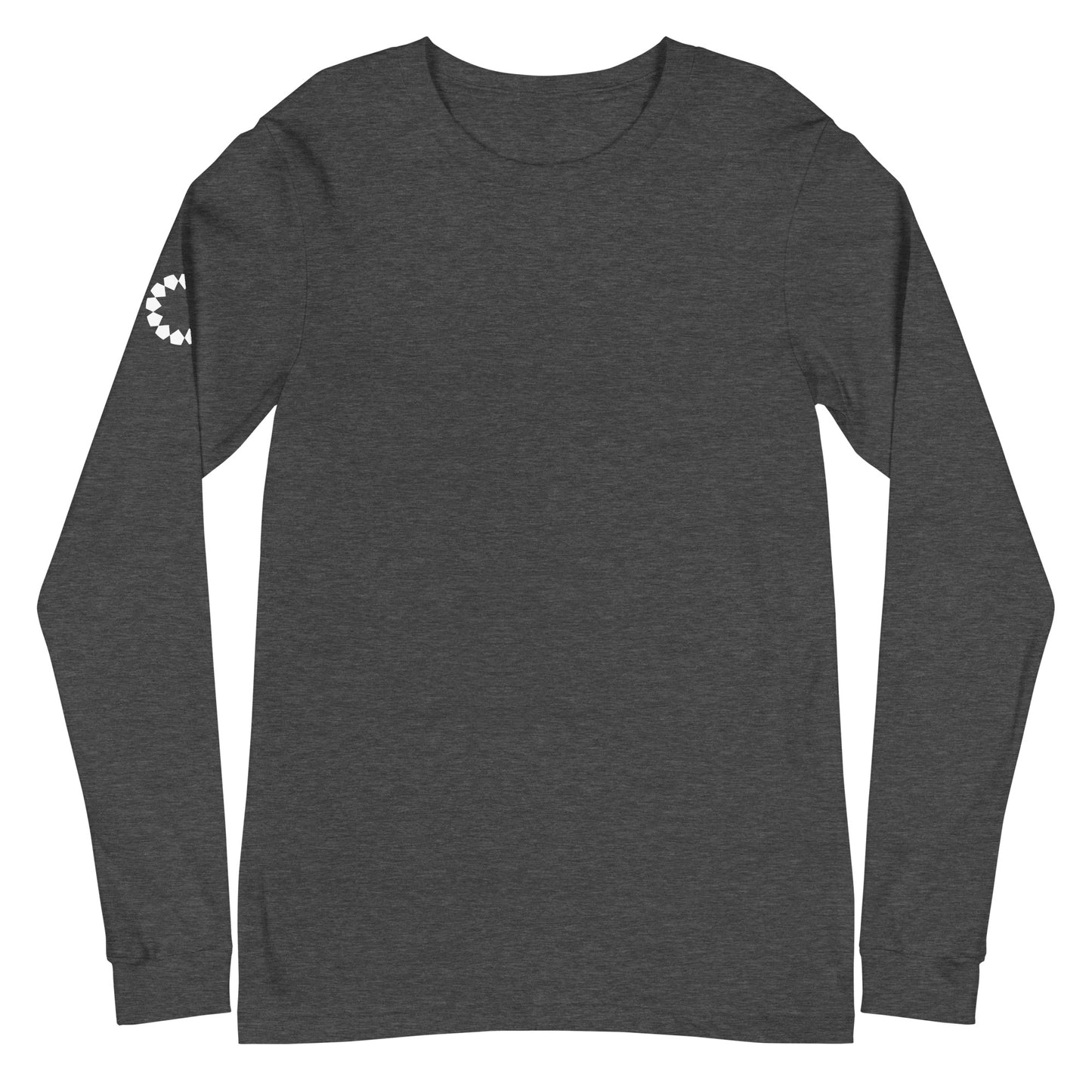 "His Mercies are New" Back / Icon Sleeve Unisex Long Sleeve Tee