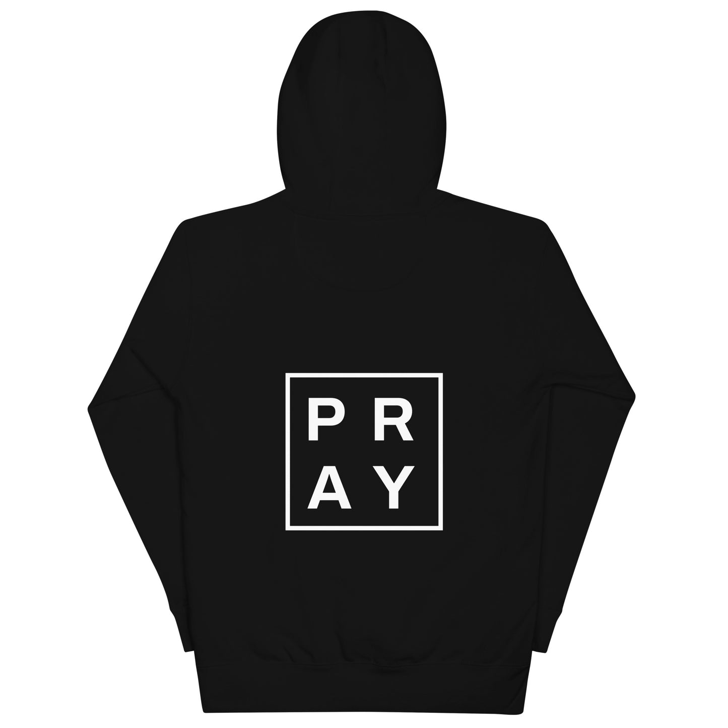 Small Logo Front / PRAY Back Unisex Hoodie