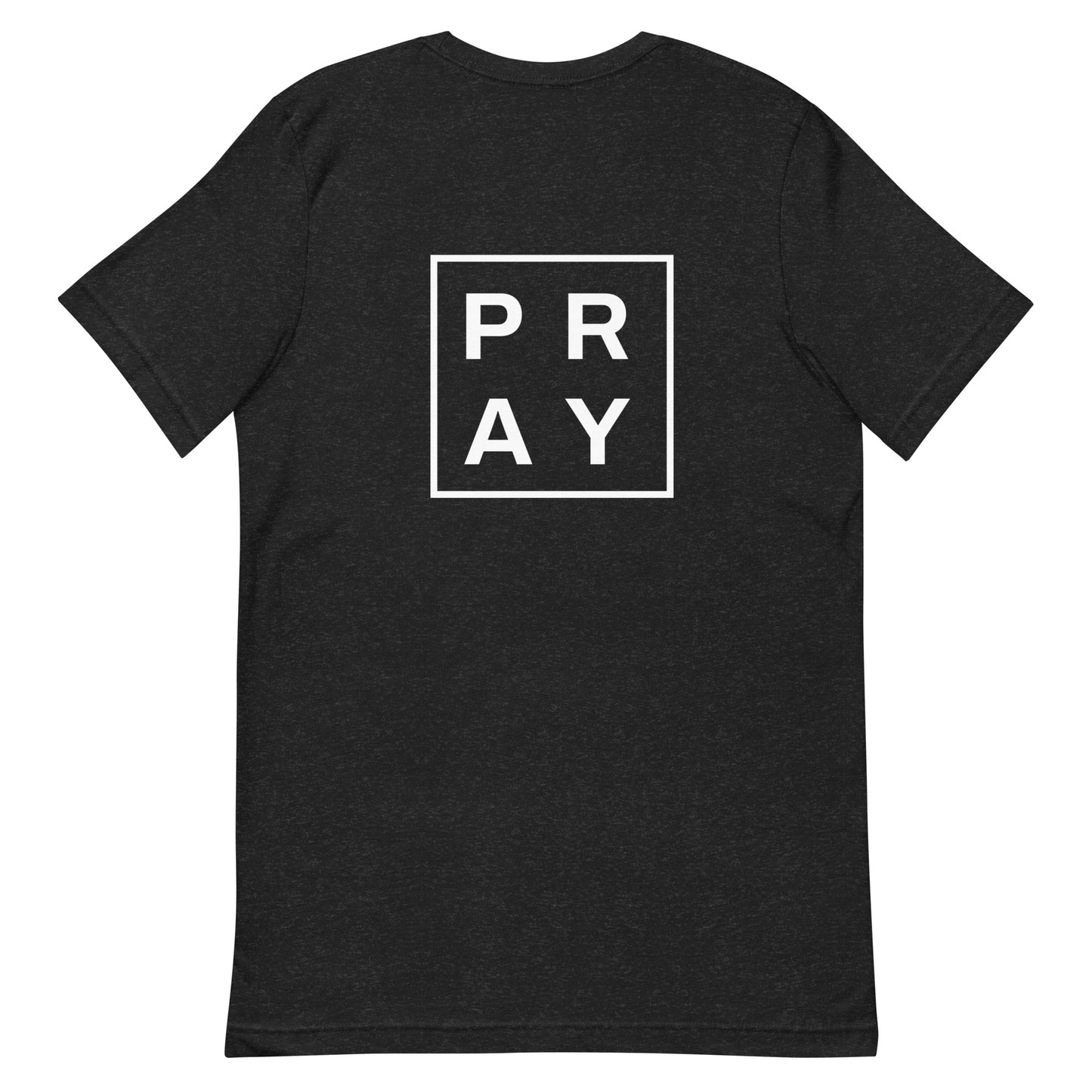 Logo Front / "PRAY" Back Unisex Dark Colored T-shirt