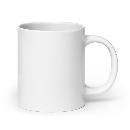 "His Mercies are New Every Morning" White glossy mug